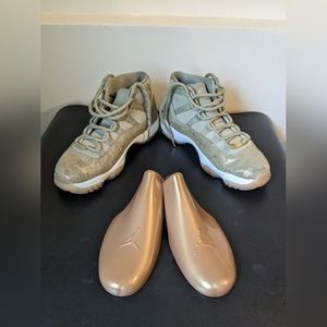 Women's Air Jordan 11 Retro Neutral Olive/Metallic